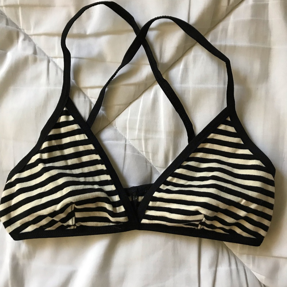 American apparel cross back bra